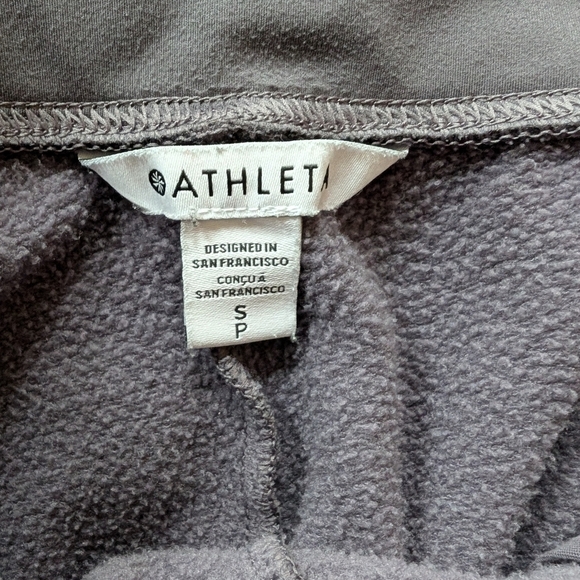 Athleta Retroplush Straight Leg Pant Purple sz S - Picture 9 of 9